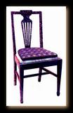 multi-layered decoupaged chair  $2,500