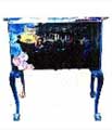metallic blue lowboy - reverse side