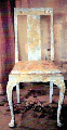 decoupaged desk chair � suddenly last summer